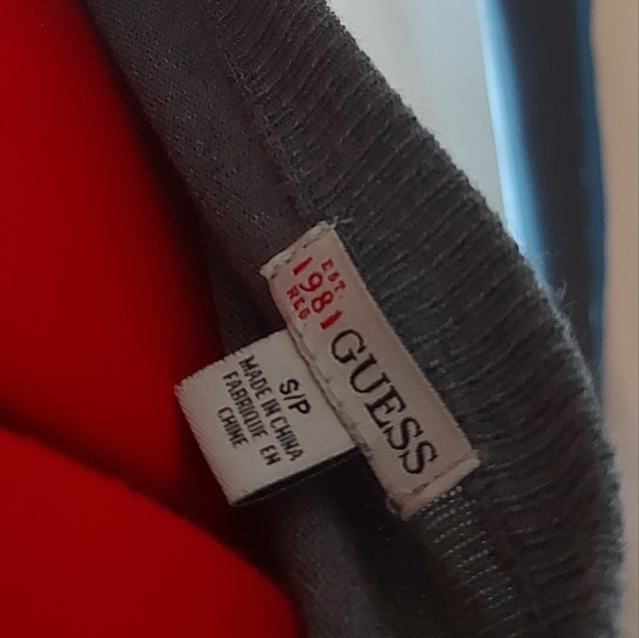 Grey Guess knit sweater size small - Picture 2 of 2